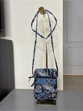 Vera Bradley Windsor Navy Mini Hipster Bag
